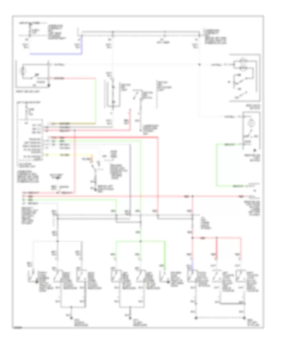 Courtesy Lamps Wiring Diagram for Honda Element EX 2007