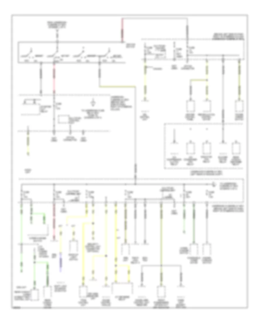 Power Distribution Wiring Diagram 3 of 4 for Honda Element EX 2007
