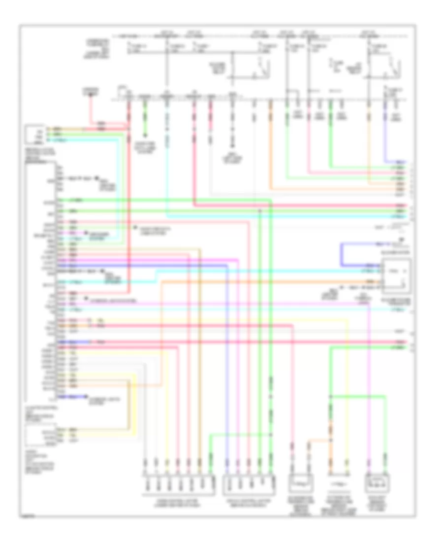 Электросхема кондиционера (1 из 2) для Honda Insight LX 2010