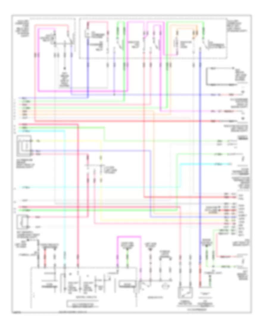 Automatic A C Wiring Diagram 2 of 2 for Honda Insight LX 2010