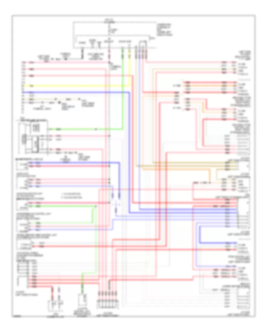 Computer Data Lines Wiring Diagram for Honda Insight LX 2010