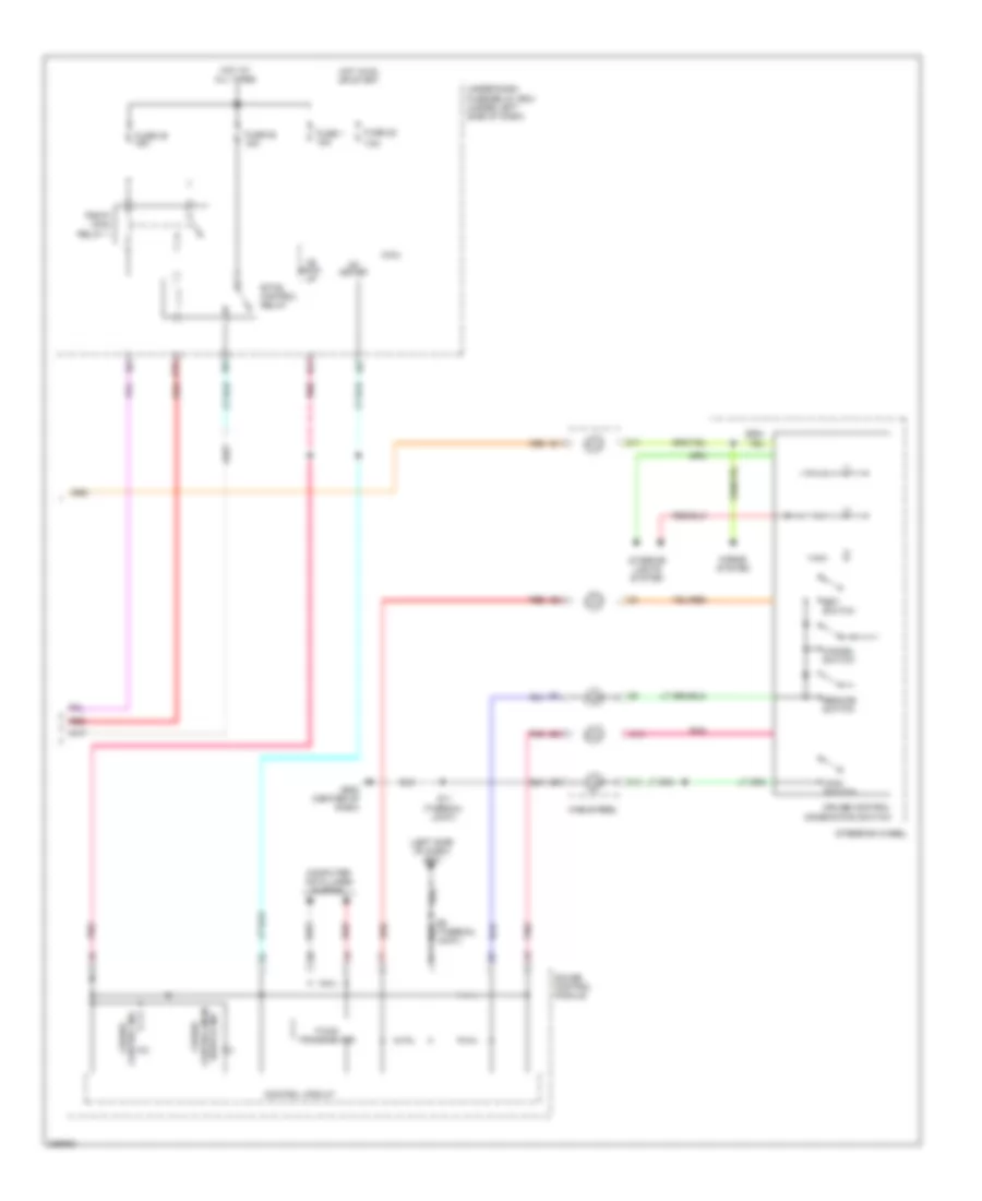 Cruise Control Wiring Diagram (2 of 2) for Honda Insight LX 2010