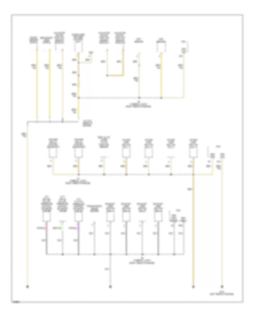 Ground Distribution Wiring Diagram 1 of 4 for Honda Insight LX 2010