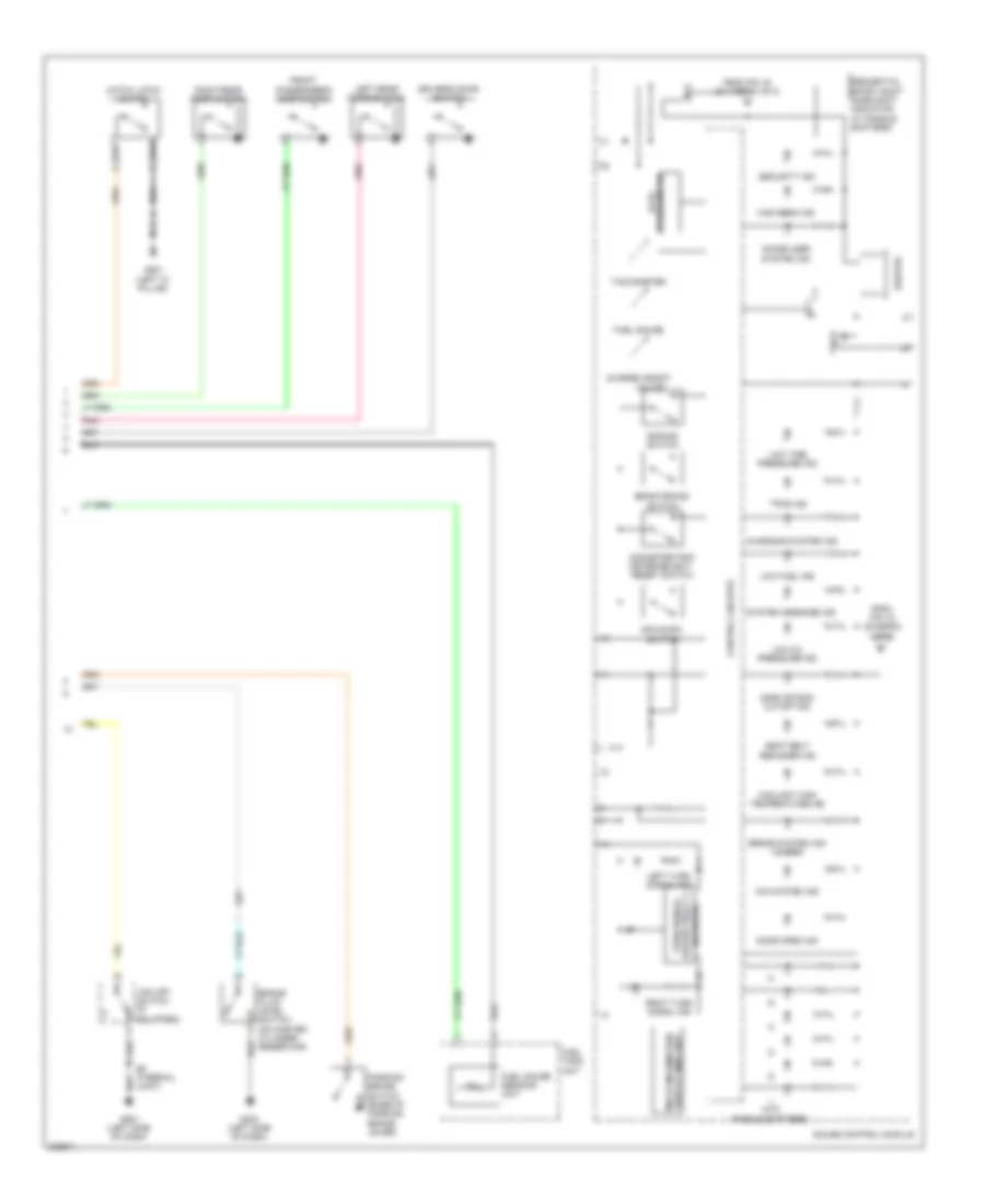 Instrument Cluster Wiring Diagram (2 of 2) for Honda Insight LX 2010