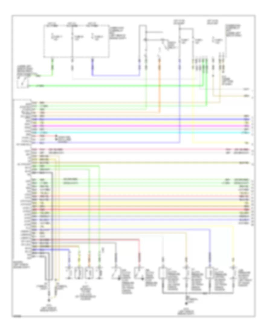 Transmission Wiring Diagram Except Hybrid 1 of 2 for Honda Civic Natural Gas 2012