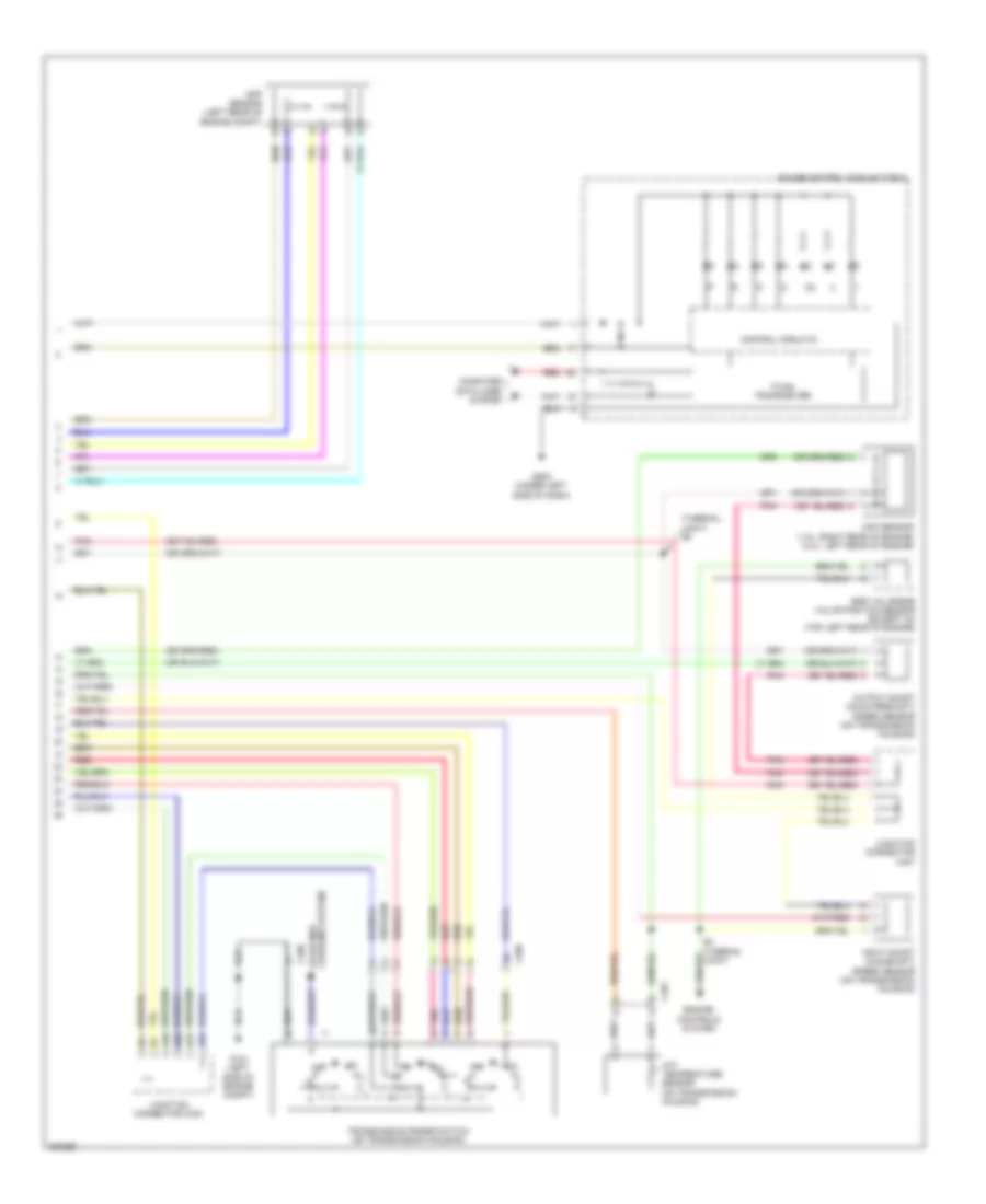 Transmission Wiring Diagram, Except Hybrid (2 of 2) for Honda Civic Natural Gas 2012