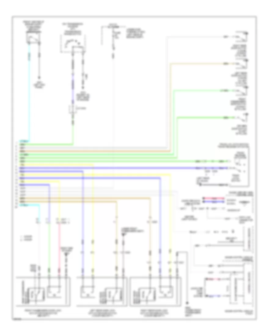 Forced Entry Wiring Diagram, Except Hybrid (2 of 2) for Honda Civic Natural Gas 2012