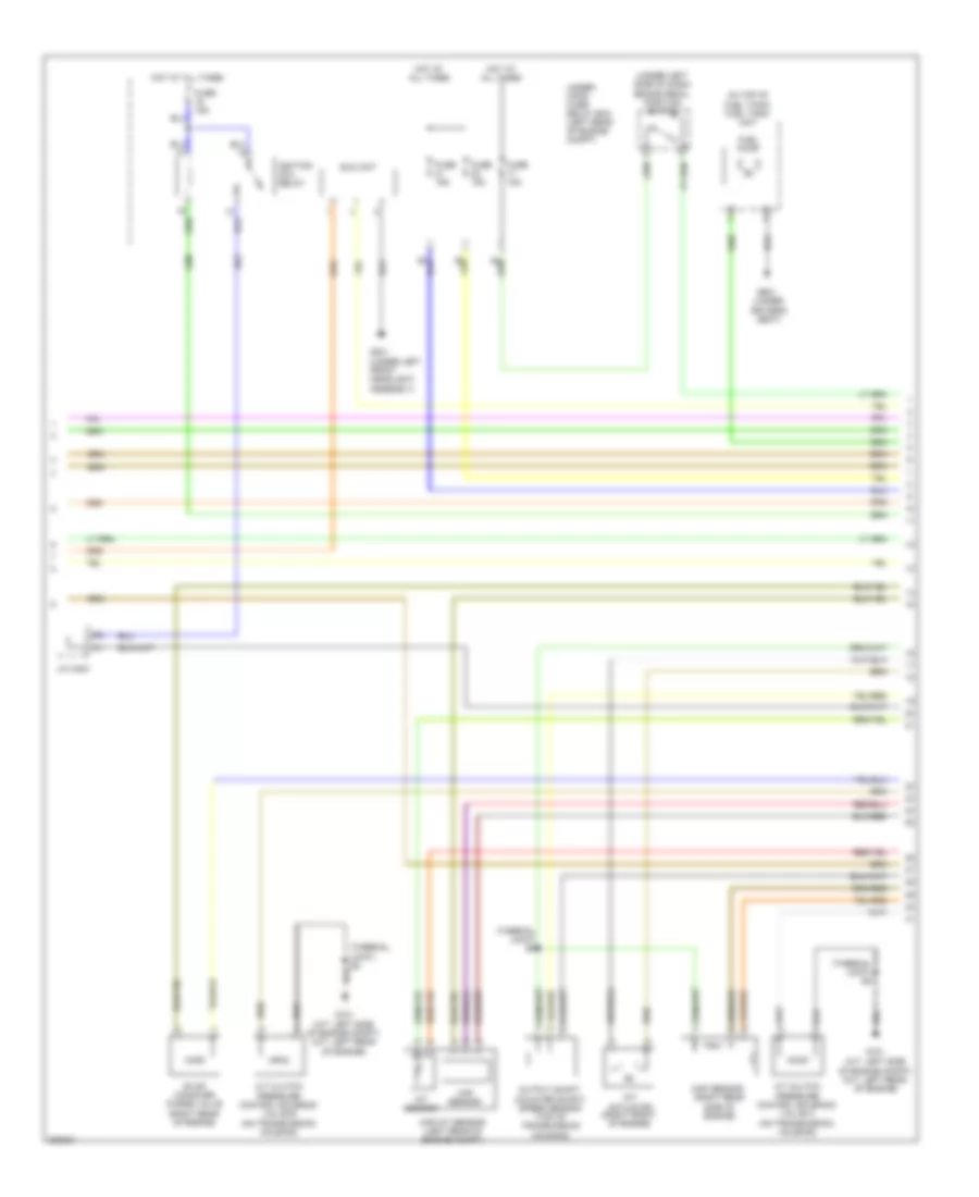 1.8L, Engine Performance Wiring Diagram (2 of 5) for Honda Civic Natural Gas 2012