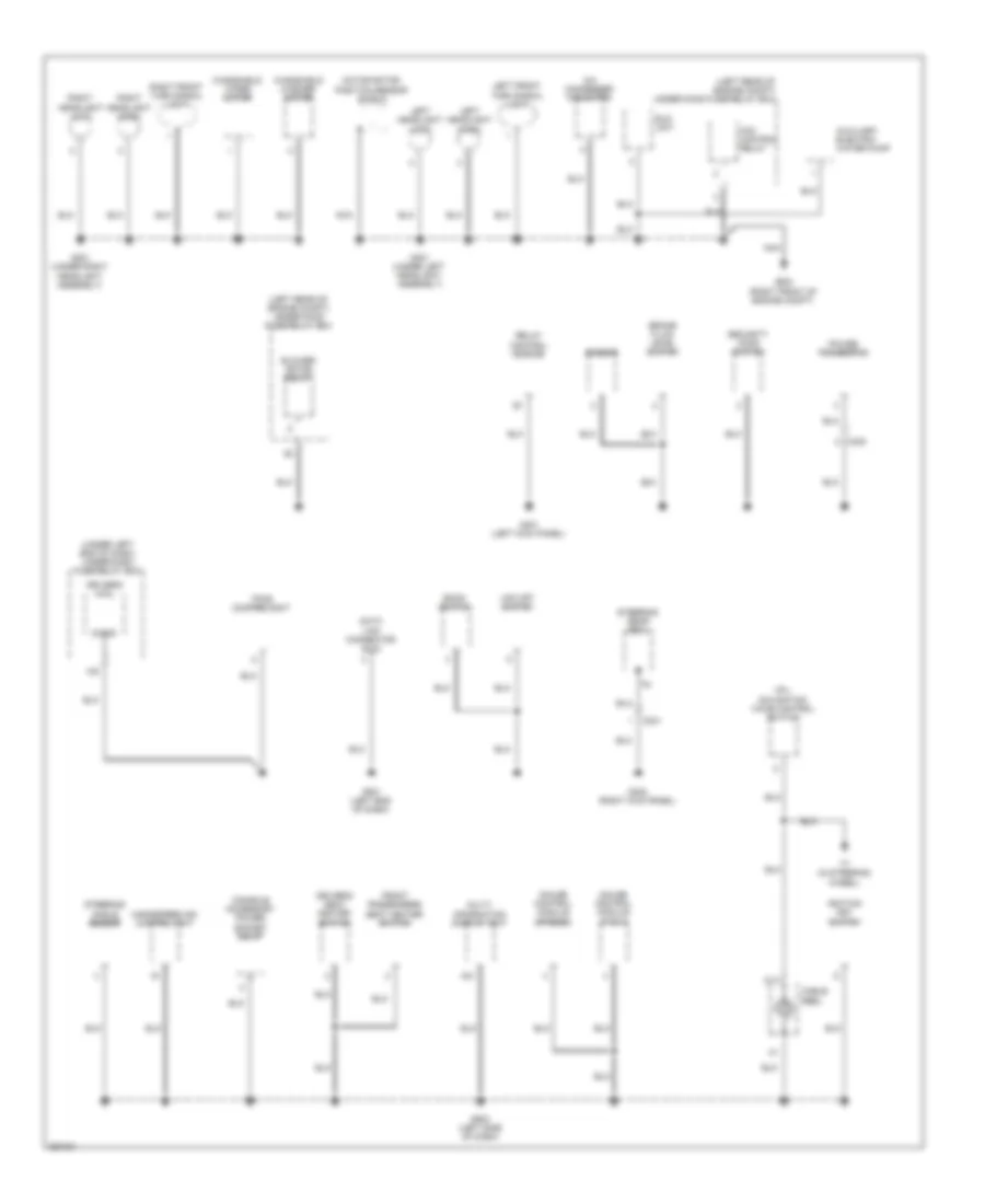Ground Distribution Wiring Diagram, Hybrid (2 of 4) for Honda Civic Natural Gas 2012