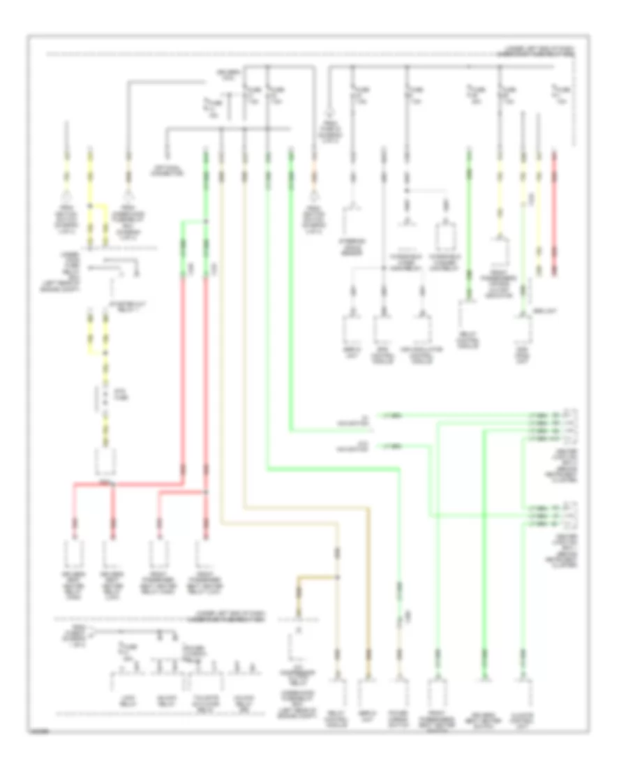 Power Distribution Wiring Diagram, Hybrid (3 of 4) for Honda Civic Natural Gas 2012