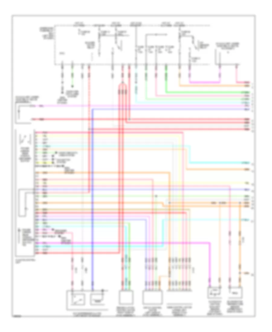 Automatic AC Wiring Diagram (1 of 2) for Honda CR-Z EX 2013