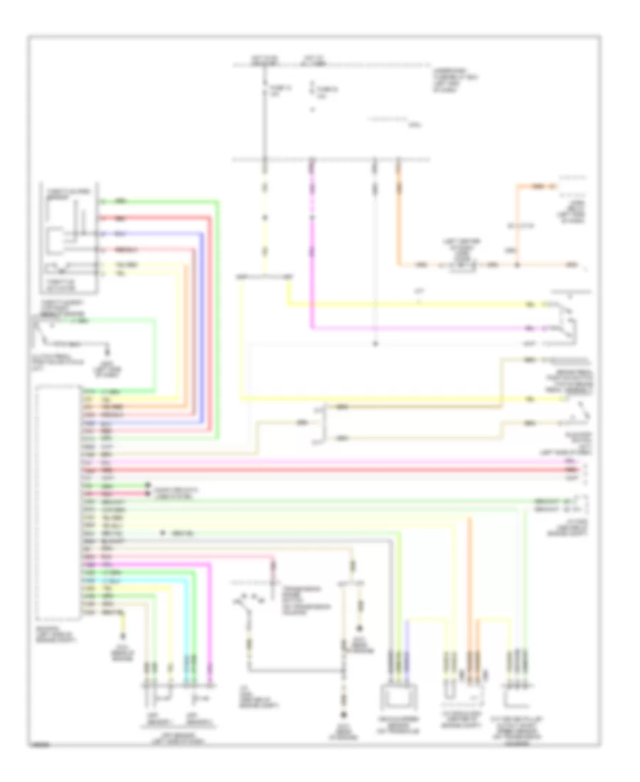 Cruise Control Wiring Diagram 1 of 2 for Honda CR Z EX 2013