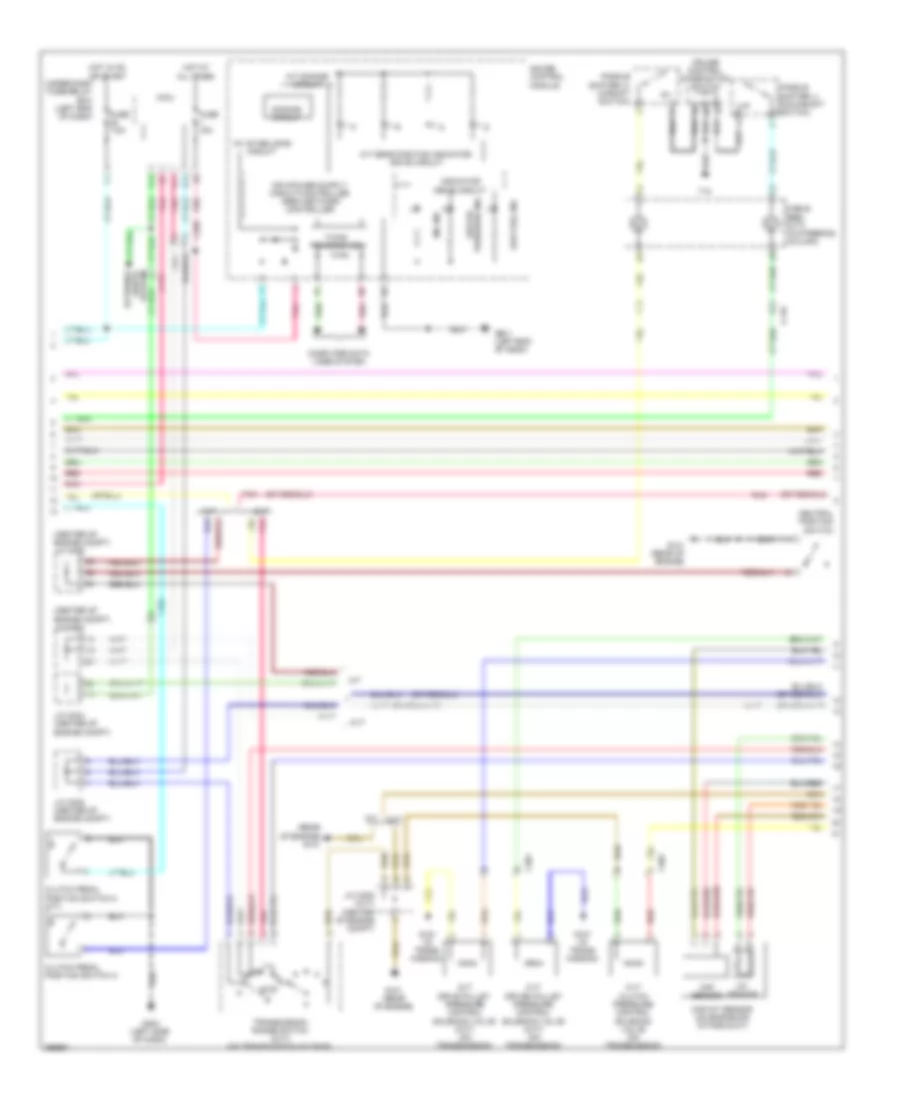 1.5L, Engine Controls Wiring Diagram (2 of 5) for Honda CR-Z EX 2013