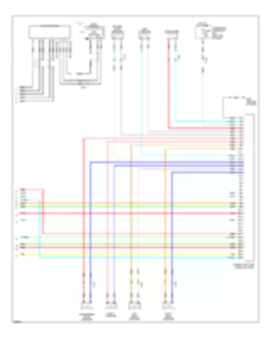 Navigation Wiring Diagram 3 of 3 for Honda CR Z EX 2013