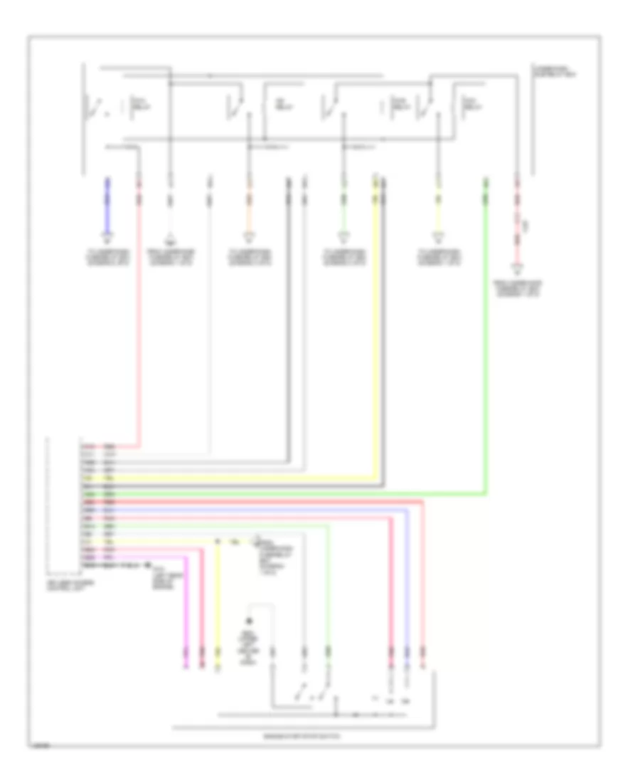 Power Distribution Wiring Diagram, Hybrid (4 of 5) for Honda Civic LX 2014