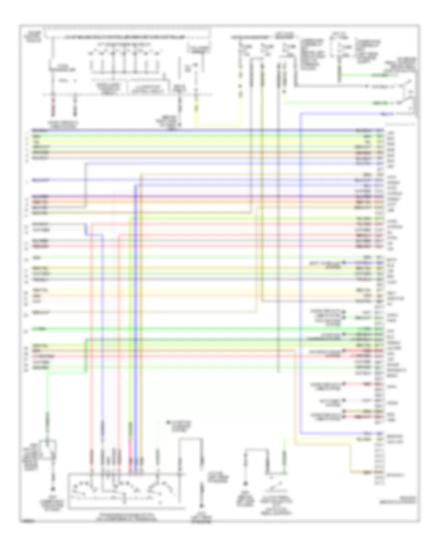 2.4L, Engine Performance Wiring Diagram (4 of 4) for Honda Element LX 2007