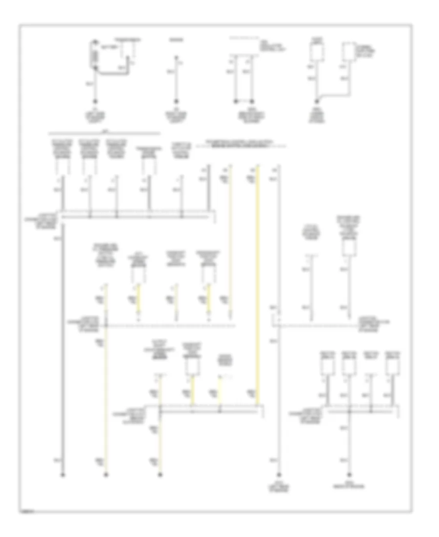 Ground Distribution Wiring Diagram 1 of 4 for Honda Element LX 2007