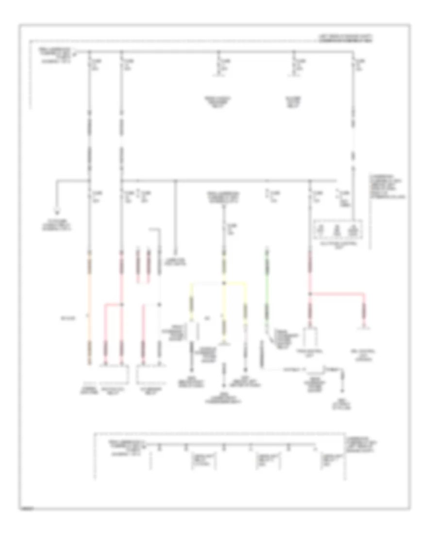 Power Distribution Wiring Diagram (2 of 4) for Honda Element LX 2007