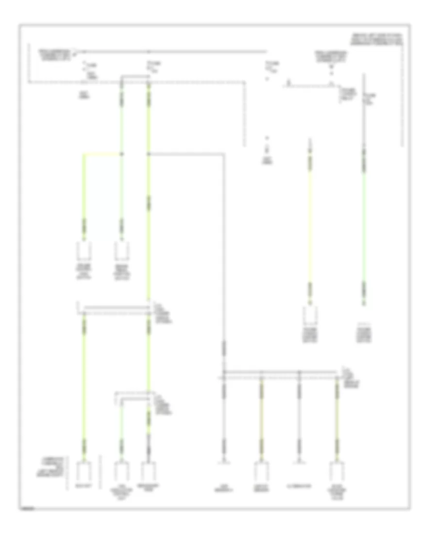 Power Distribution Wiring Diagram (4 of 4) for Honda Element LX 2007