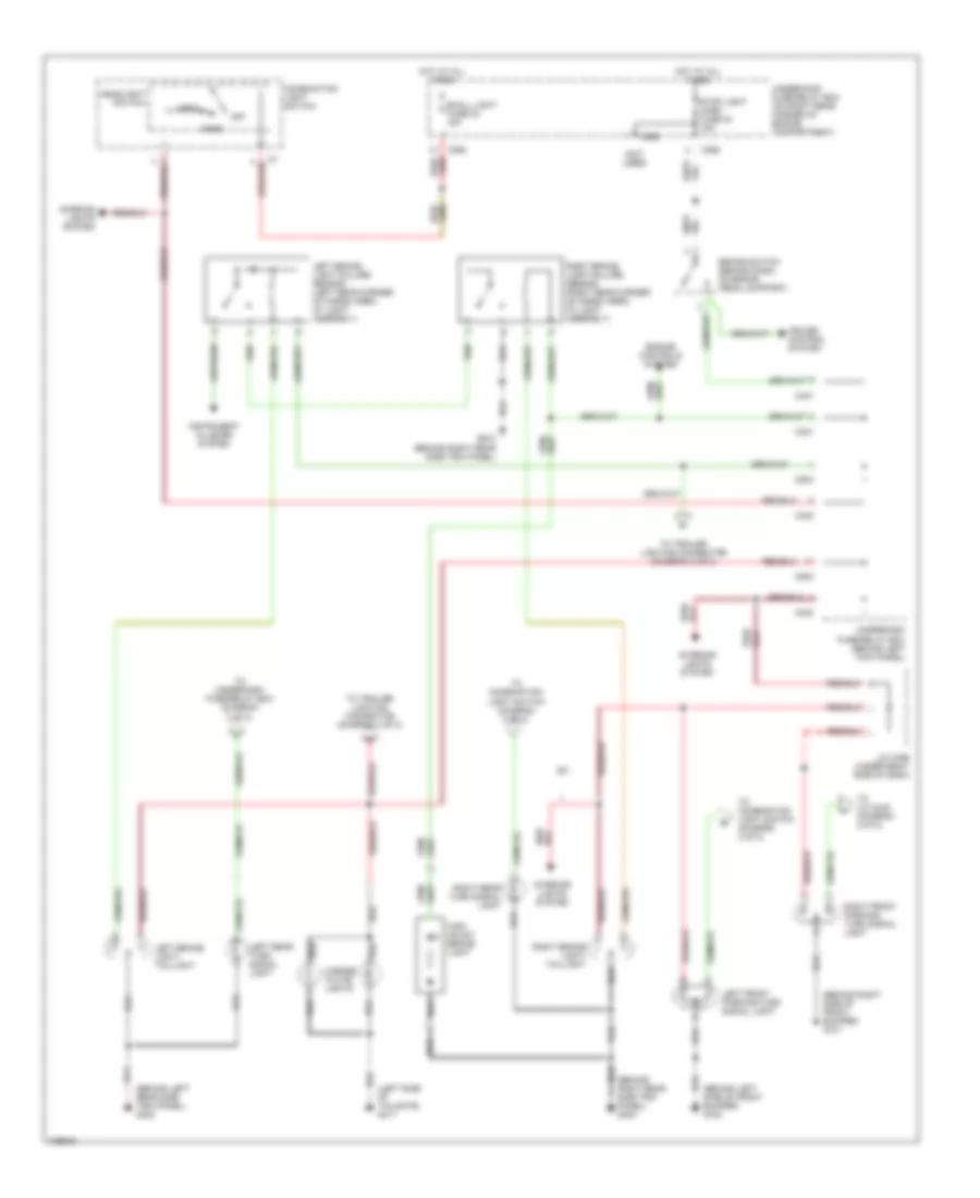 Exterior Lamps Wiring Diagram 1 of 2 for Honda Odyssey LX 1998