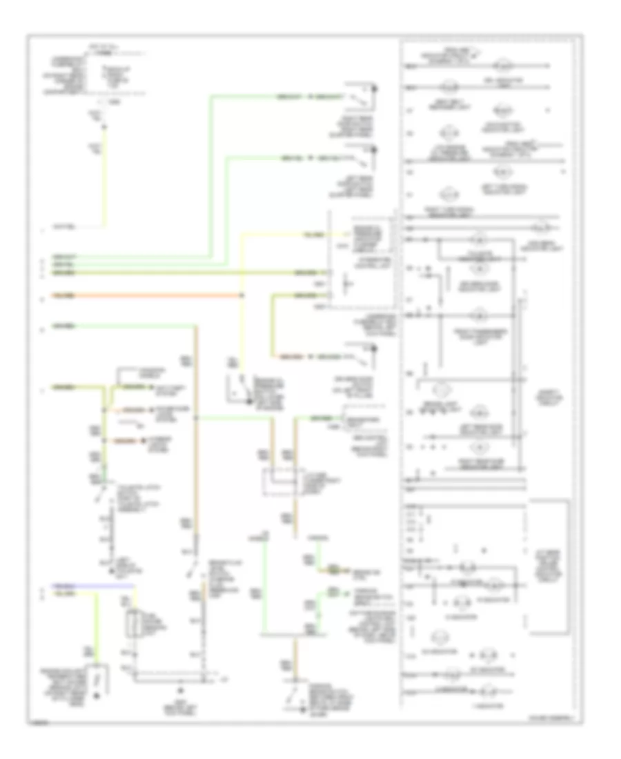 Instrument Cluster Wiring Diagram (2 of 2) for Honda Odyssey LX 1998