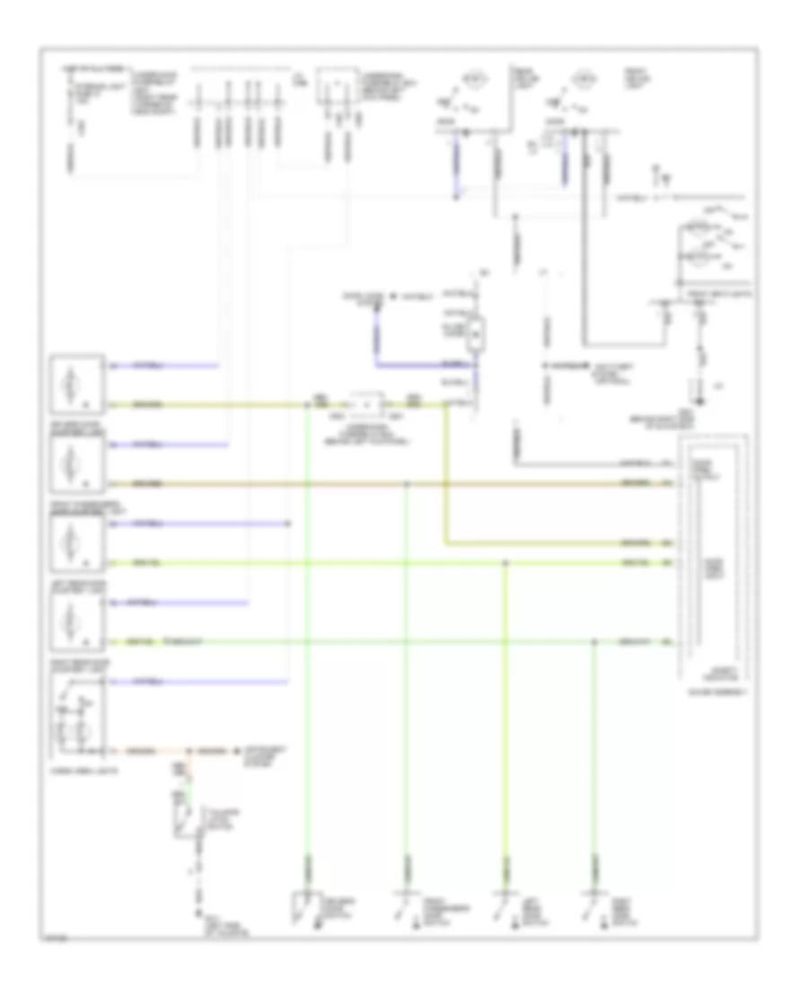 Courtesy Lamps Wiring Diagram for Honda Odyssey LX 1998