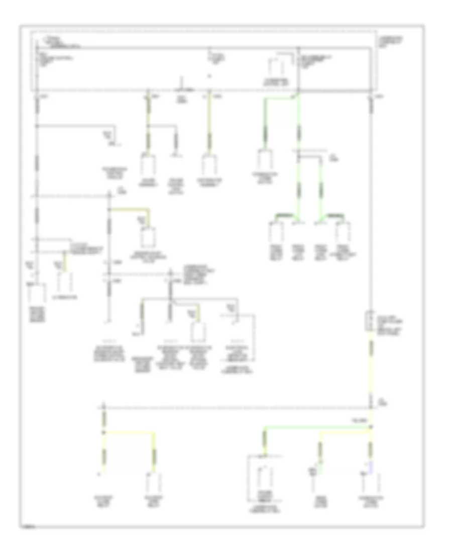 Power Distribution Wiring Diagram (4 of 4) for Honda Odyssey LX 1998