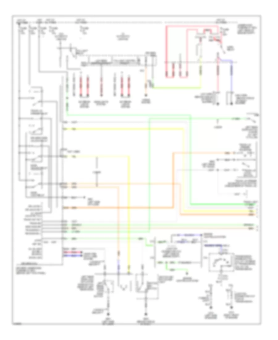 Forced Entry Wiring Diagram 1 of 3 for Honda Accord EX 2009