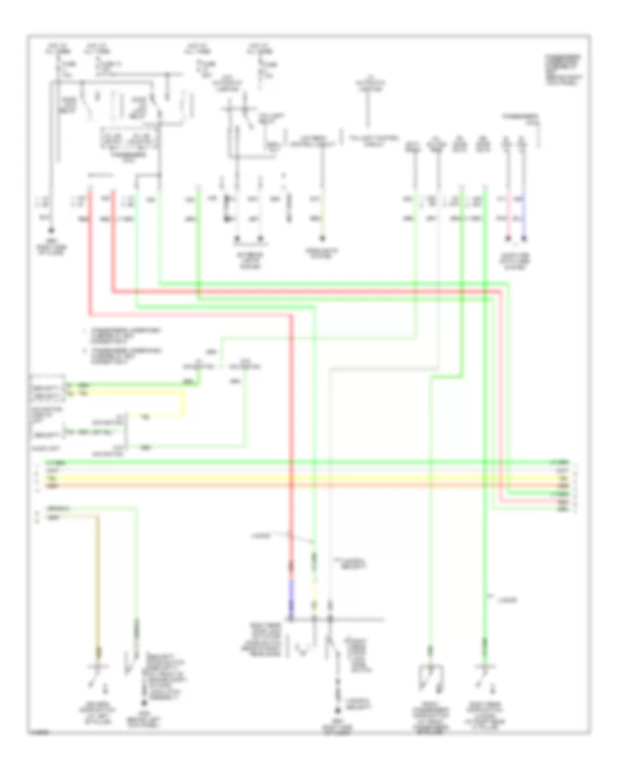 Forced Entry Wiring Diagram (2 of 3) for Honda Accord EX 2009