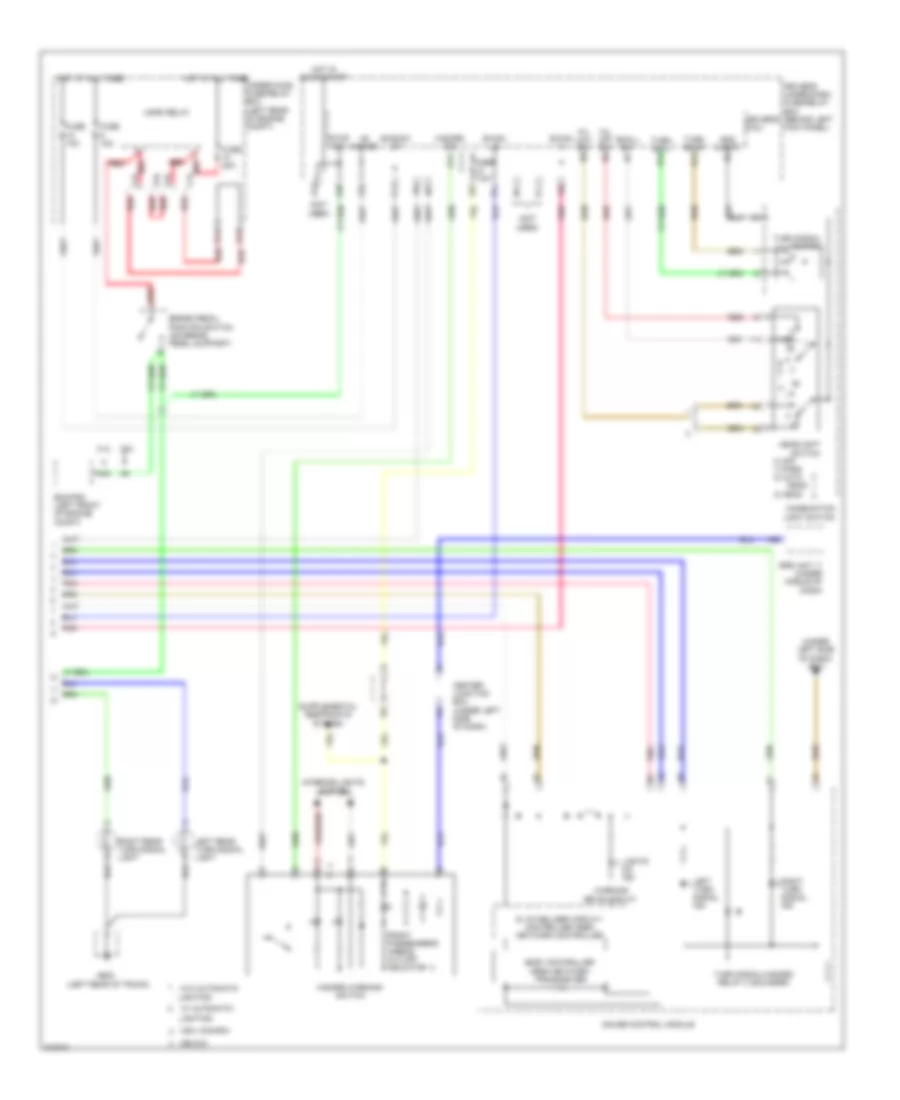 Exterior Lamps Wiring Diagram (2 of 2) for Honda Accord EX 2009