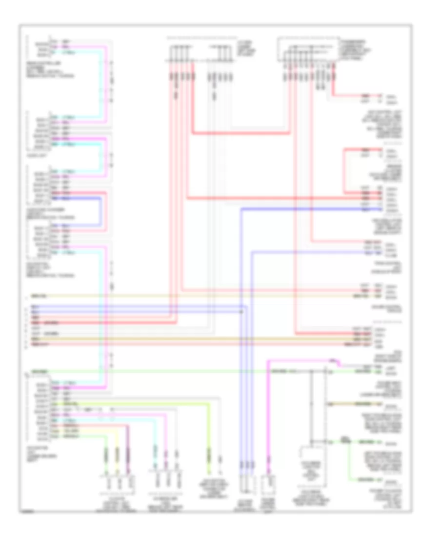Computer Data Lines Wiring Diagram 2 of 2 for Honda Odyssey EX 2010