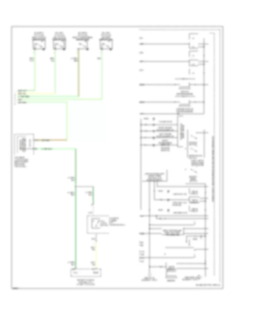 Instrument Cluster Wiring Diagram 3 of 3 for Honda Odyssey EX 2010