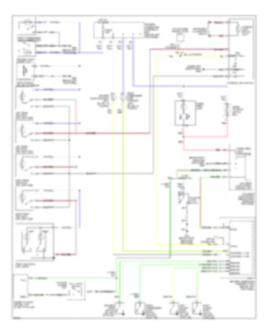 Courtesy Lamps Wiring Diagram for Honda Odyssey EX 2010