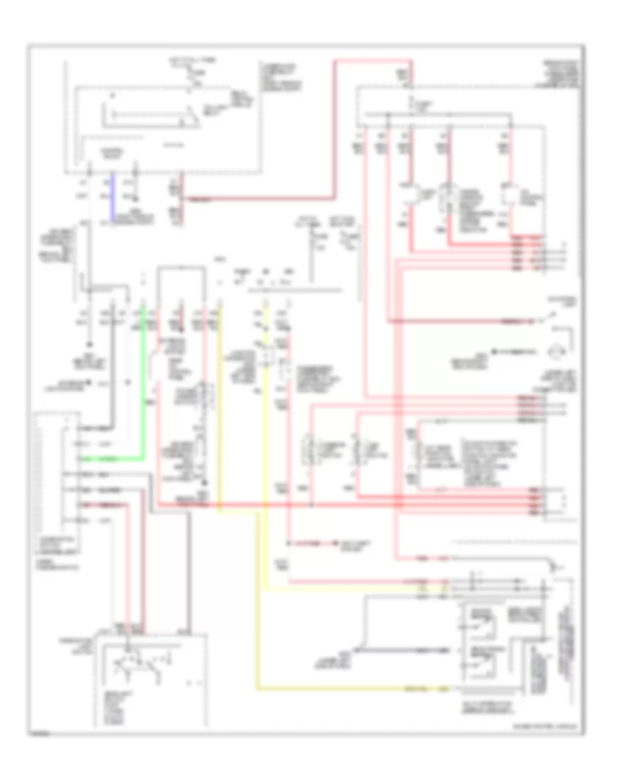 Instrument Illumination Wiring Diagram, LX for Honda Odyssey EX 2010