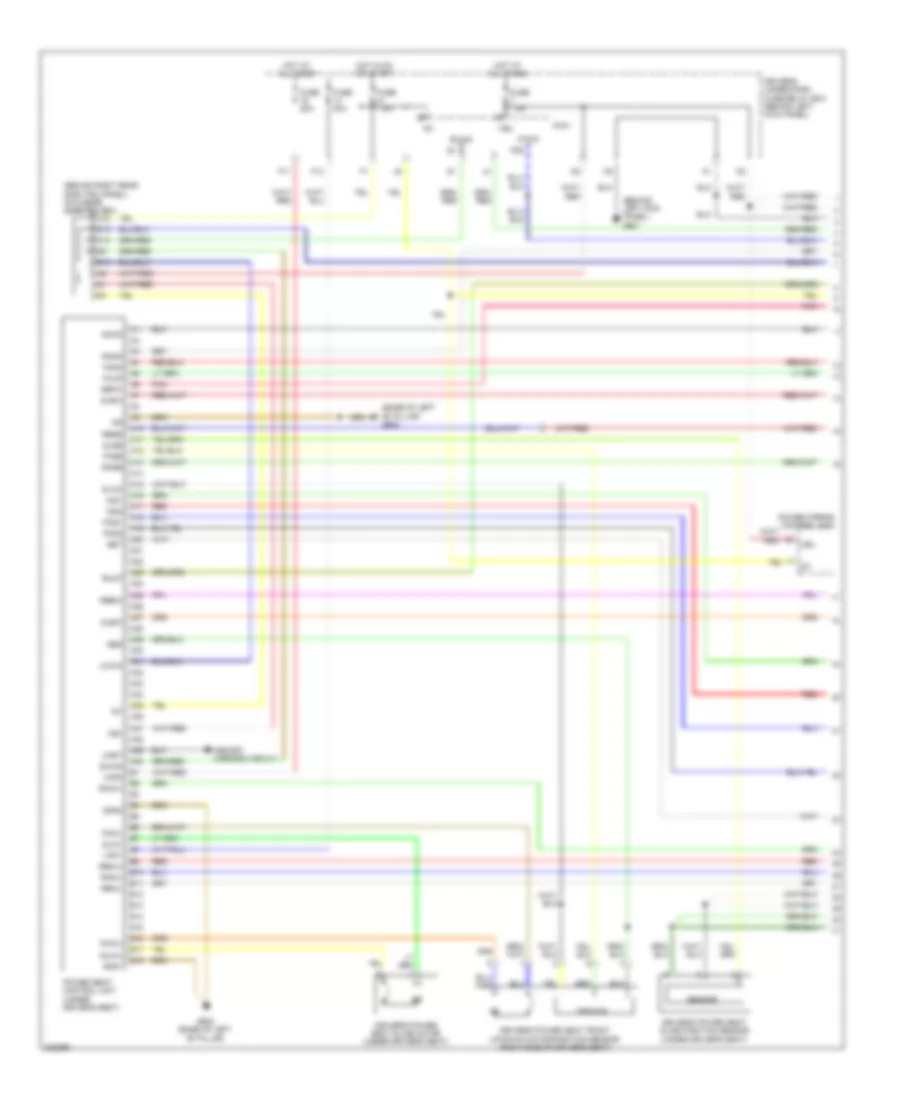 Memory Seat Wiring Diagram (1 of 2) for Honda Odyssey EX 2010