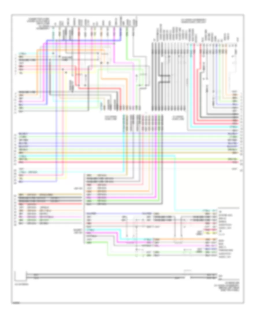 Radio Wiring Diagram, EX (2 of 3) for Honda Odyssey EX 2010