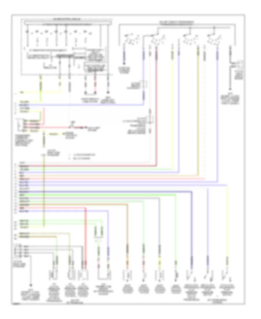 Transmission Wiring Diagram (2 of 2) for Honda Odyssey EX 2010