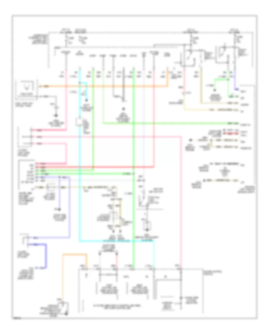 Immobilizer Wiring Diagram, Except Electric Vehicle for Honda Fit 2013