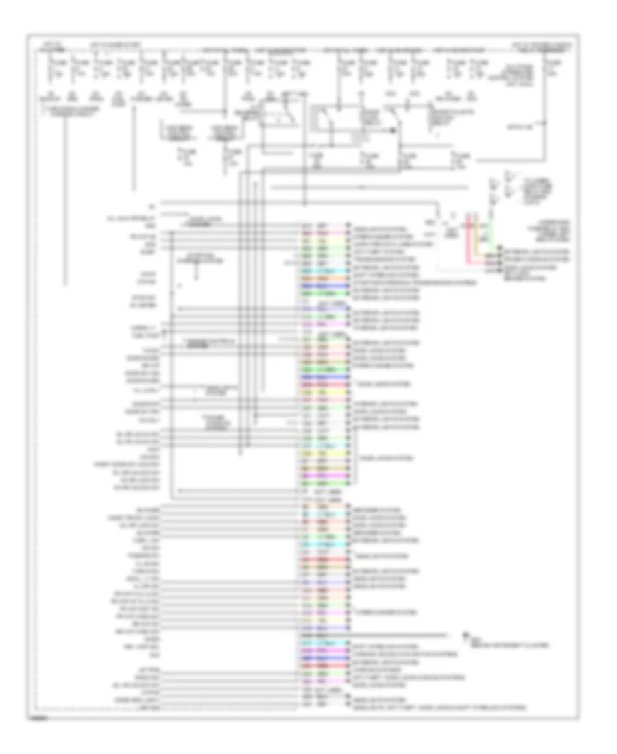 Body Control Modules Wiring Diagram, Except Electric Vehicle (1 of 2) for Honda Fit 2013