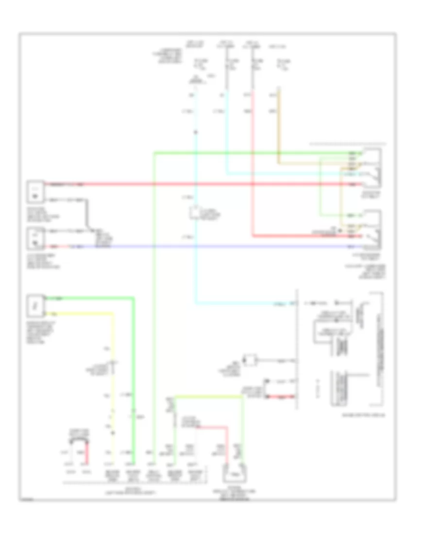Cooling Fan Wiring Diagram Except Electric Vehicle for Honda Fit 2013