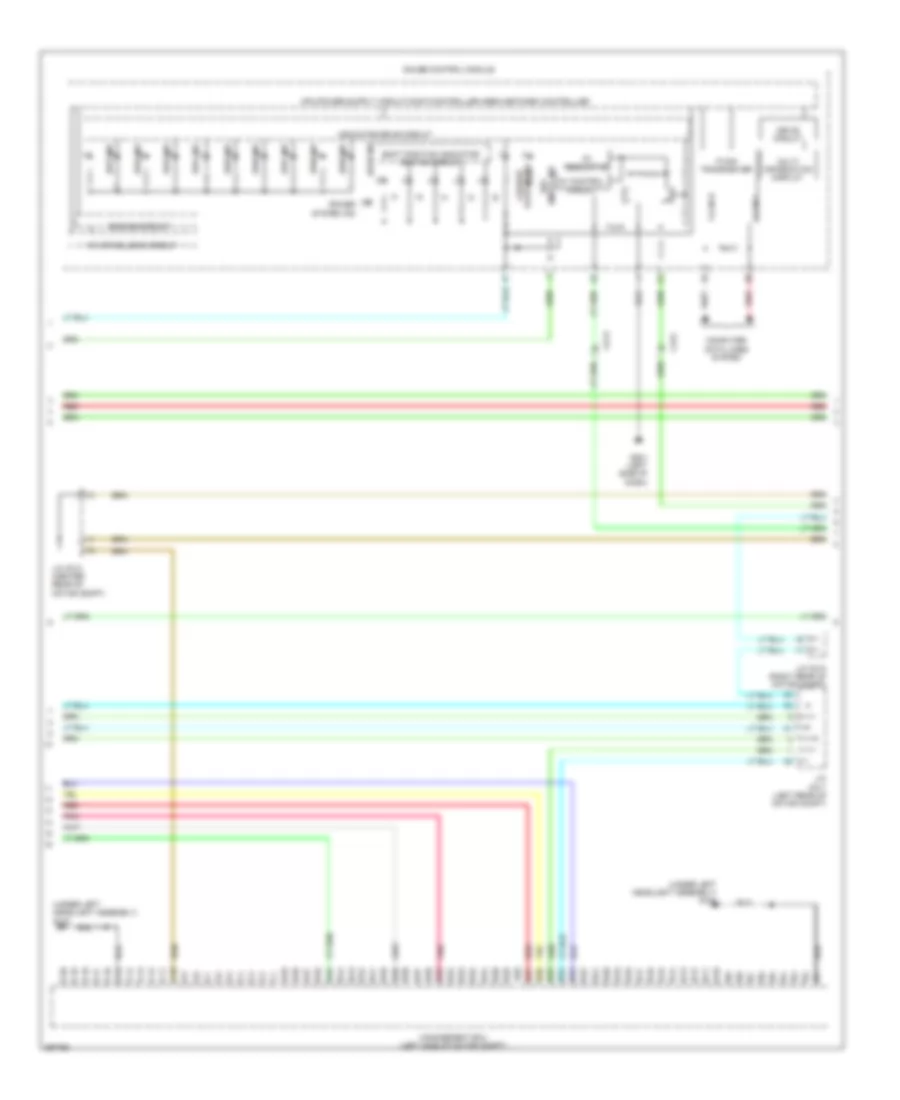 Electric, Engine Performance Wiring Diagram (2 of 7) for Honda Fit 2013