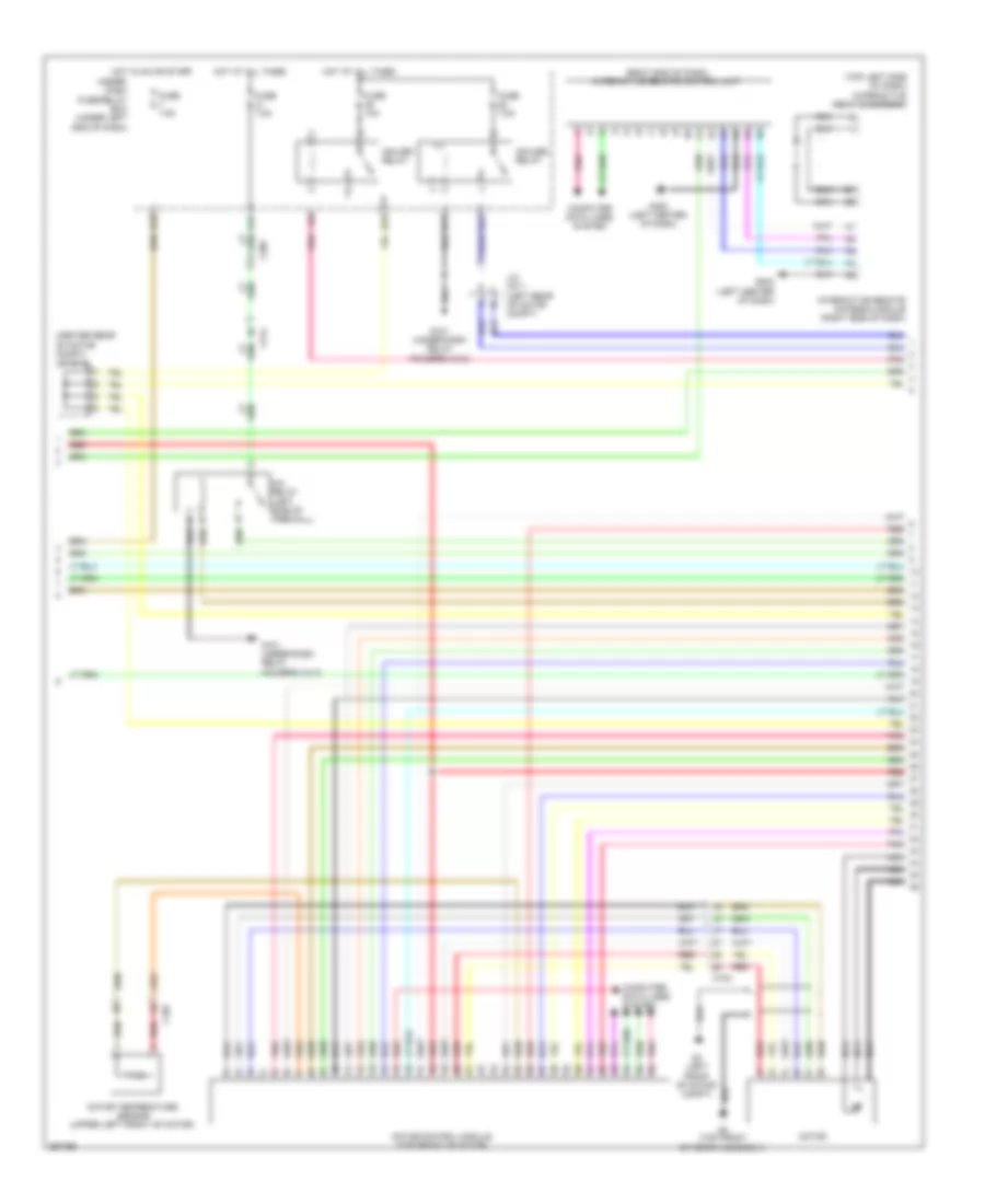 Electric, Engine Performance Wiring Diagram (3 of 7) for Honda Fit 2013