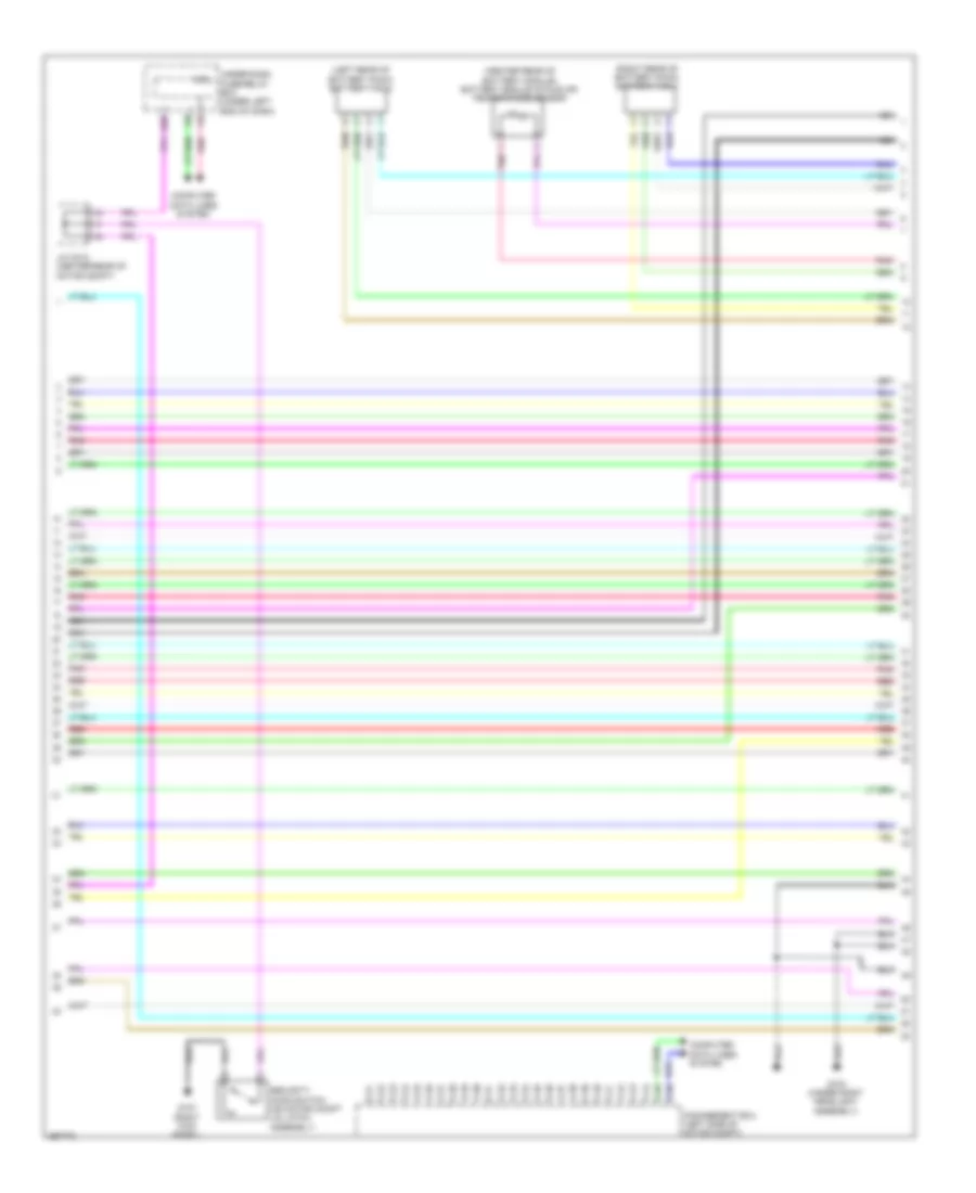 Electric, Engine Performance Wiring Diagram (6 of 7) for Honda Fit 2013