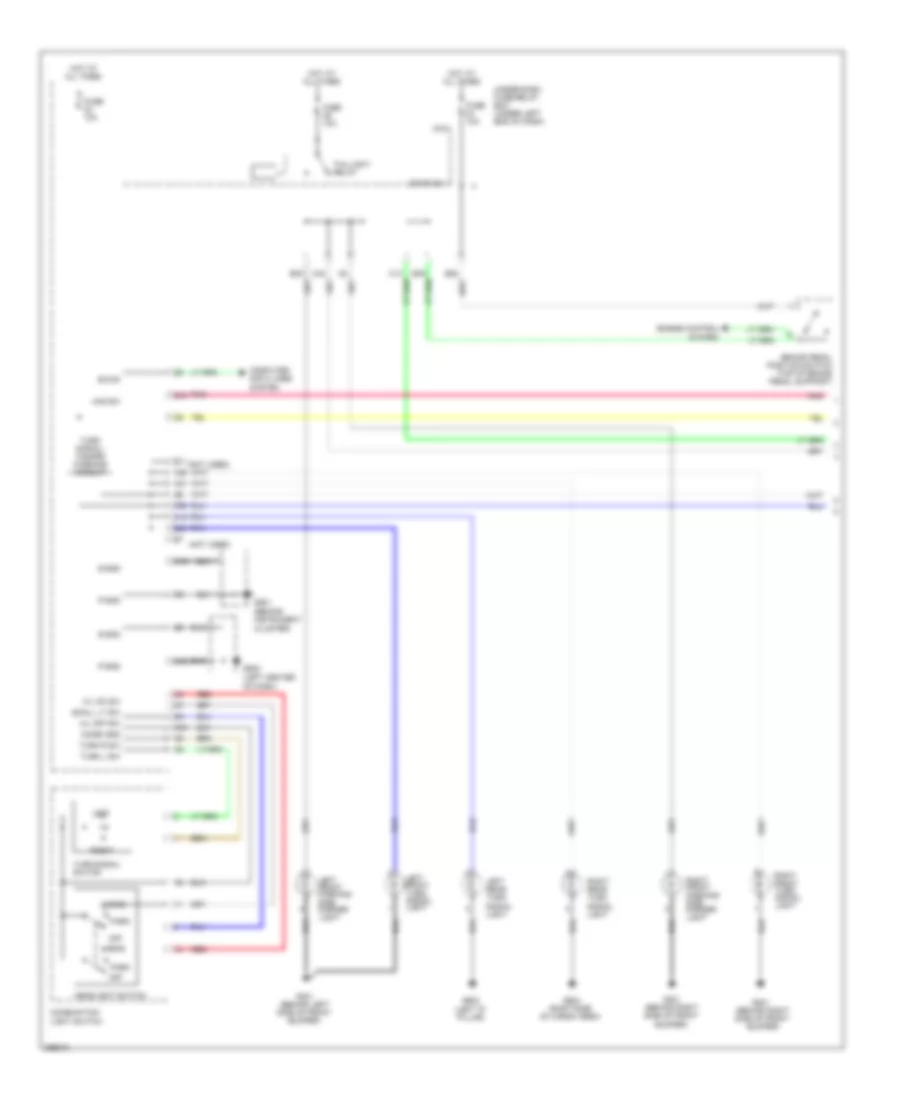 Exterior Lamps Wiring Diagram Except Electric Vehicle 1 of 2 for Honda Fit 2013