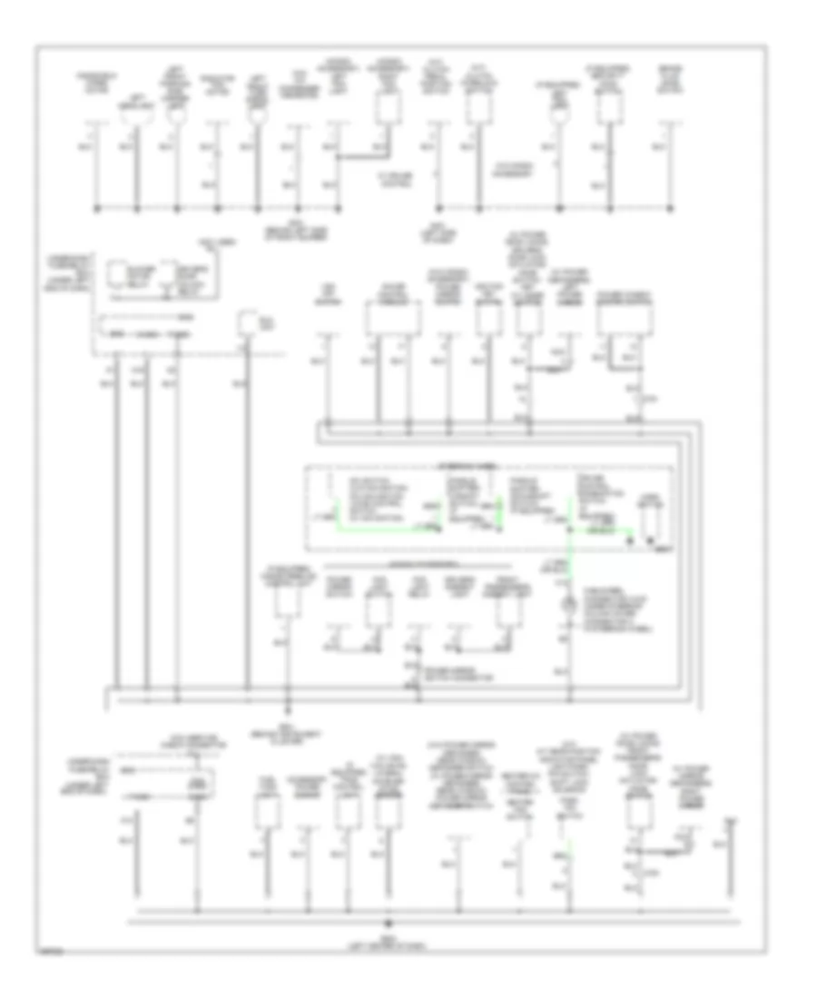 Ground Distribution Wiring Diagram Except Electric Vehicle 2 of 3 for Honda Fit 2013