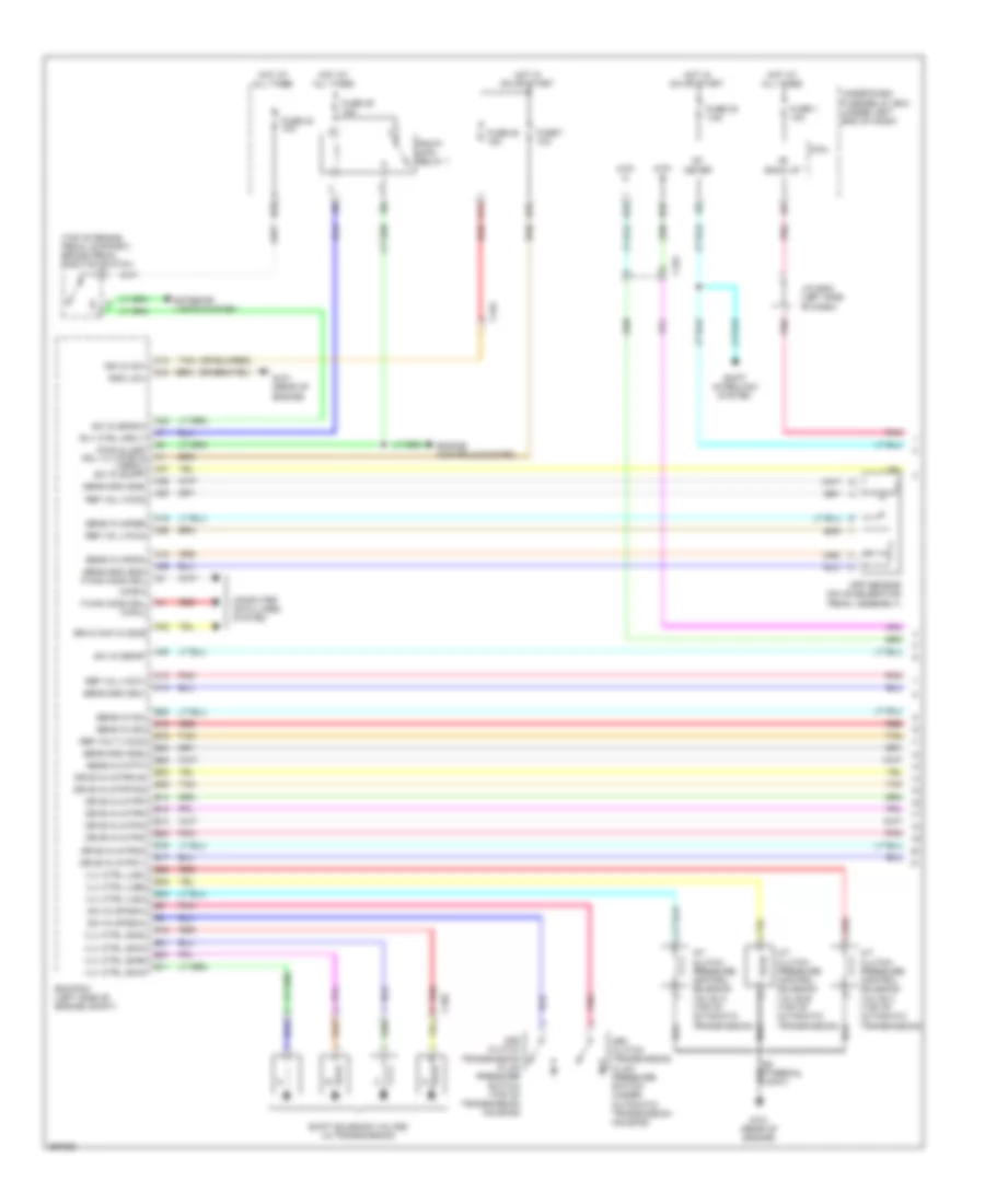 Transmission Wiring Diagram, Except Electric Vehicle (1 of 2) for Honda Fit 2013