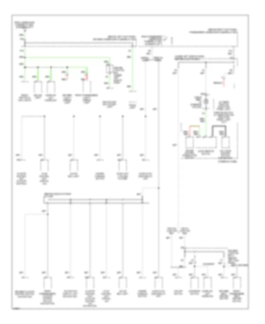 Power Distribution Wiring Diagram (5 of 7) for Honda Accord LX 2009