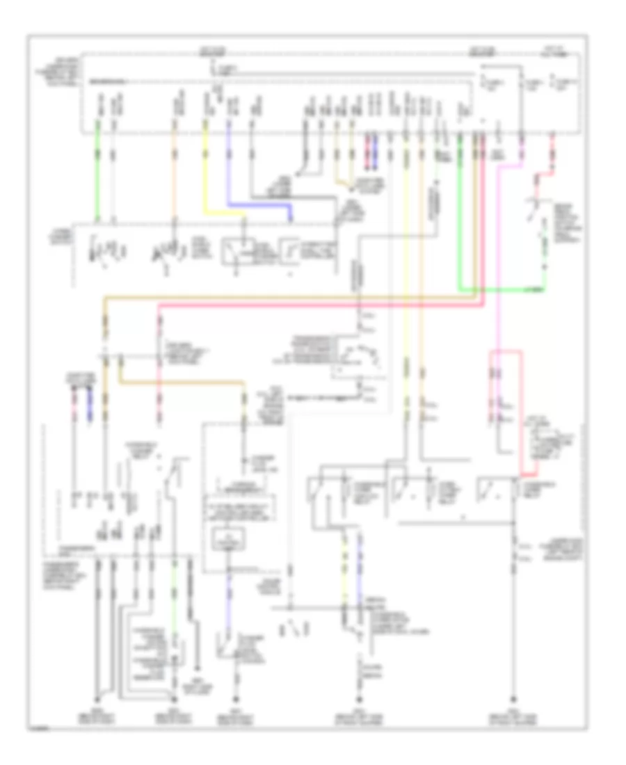 Wiper Washer Wiring Diagram for Honda Accord LX 2009