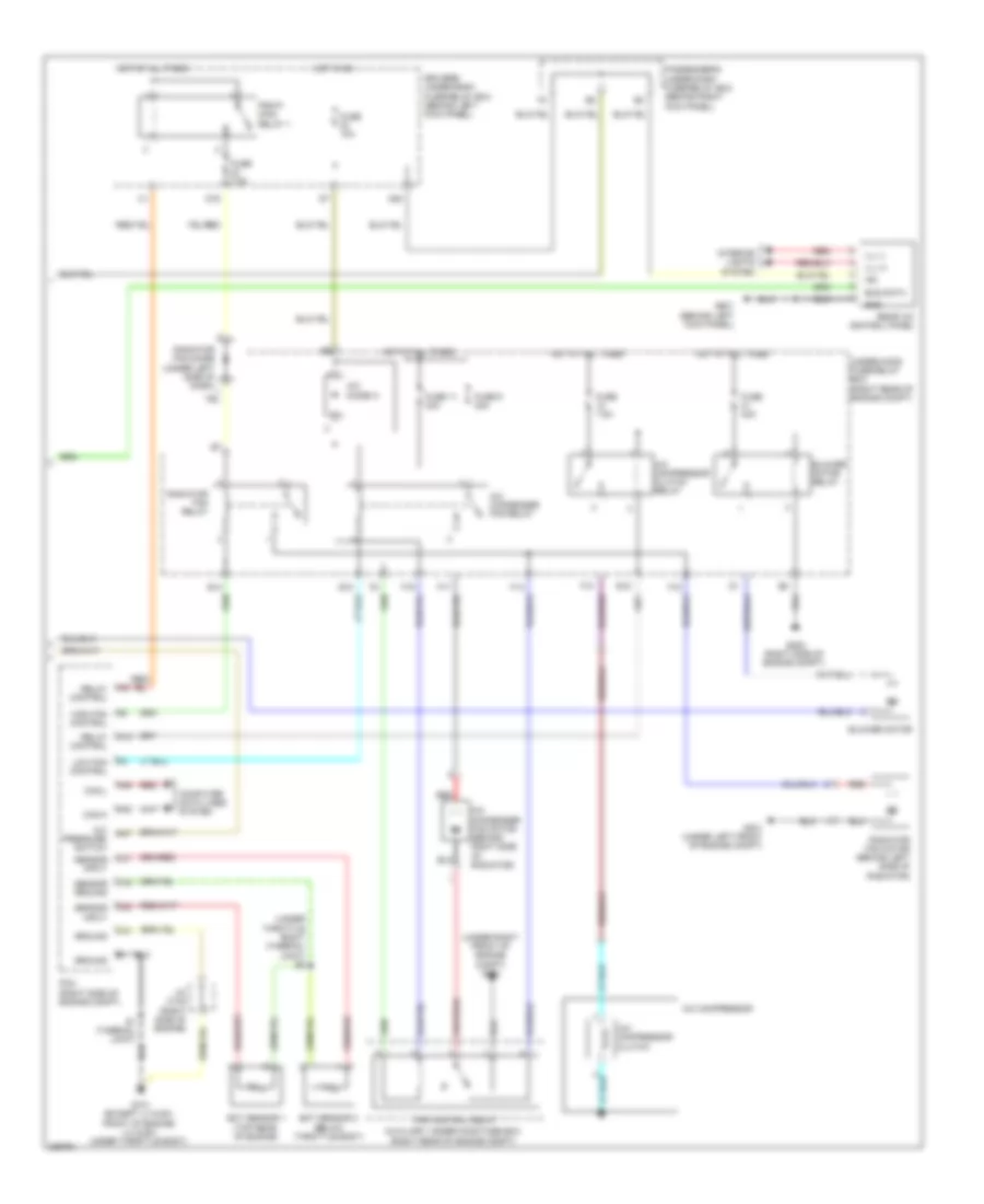 Manual A C Wiring Diagram 2 of 2 for Honda Odyssey LX 2010