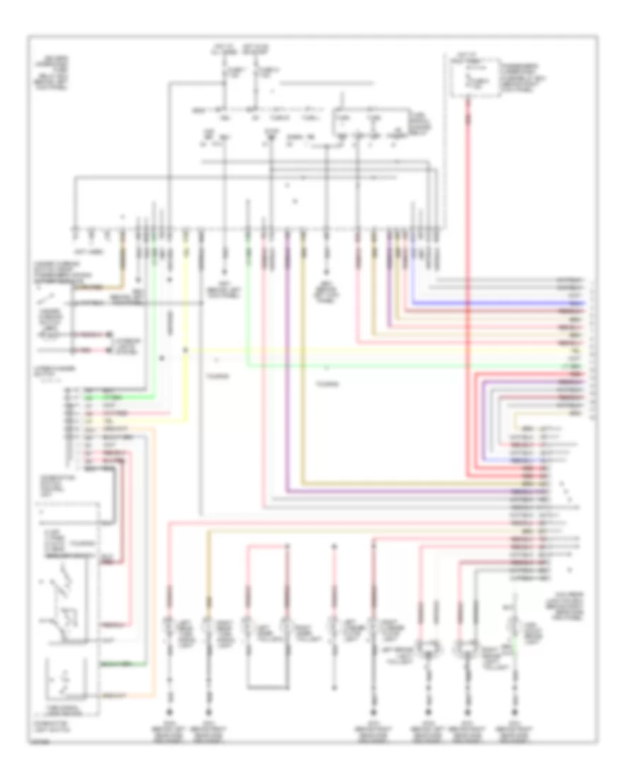Exterior Lamps Wiring Diagram (1 of 2) for Honda Odyssey LX 2010